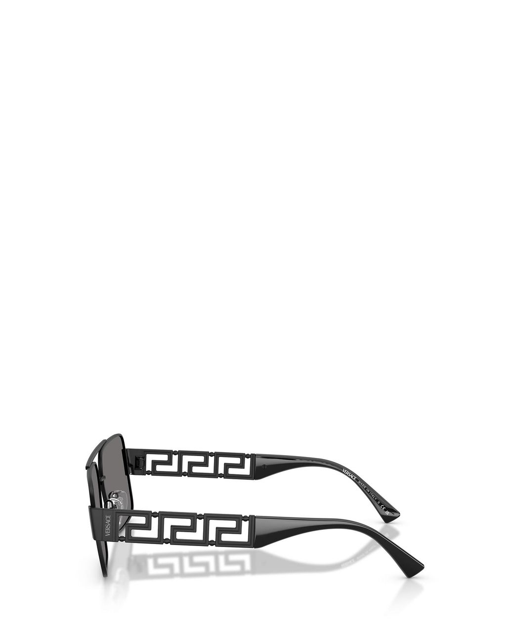 Versace Metallic Eyewear Rectangle Frame Sunglasses for men