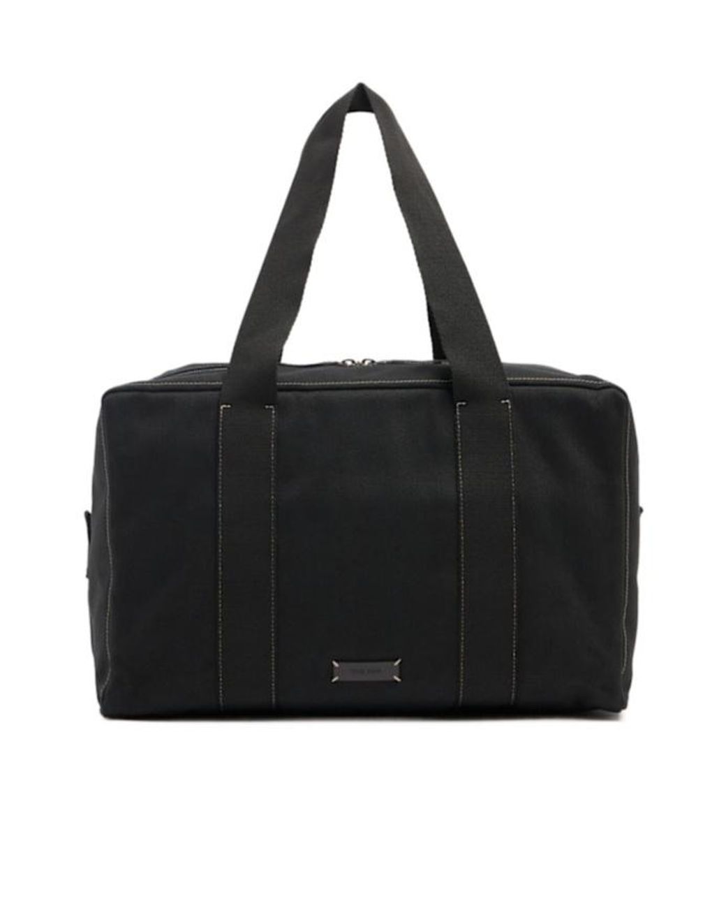 The Row Black Largecapacity Square Bag for men