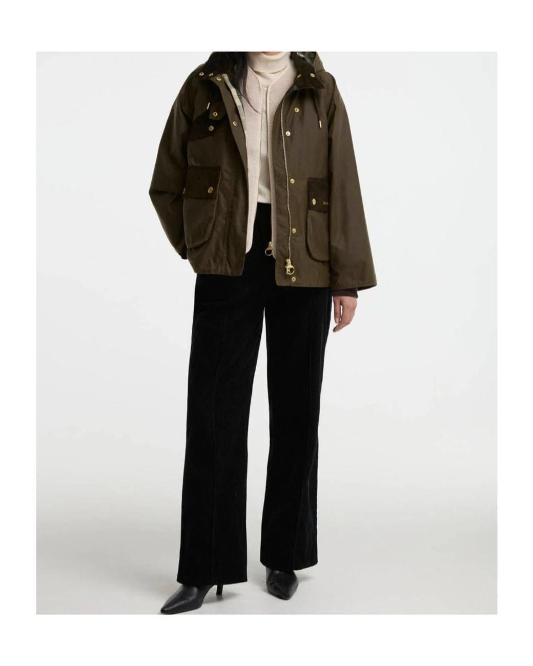 Barbour Brown Willowmere Waxed Jacket