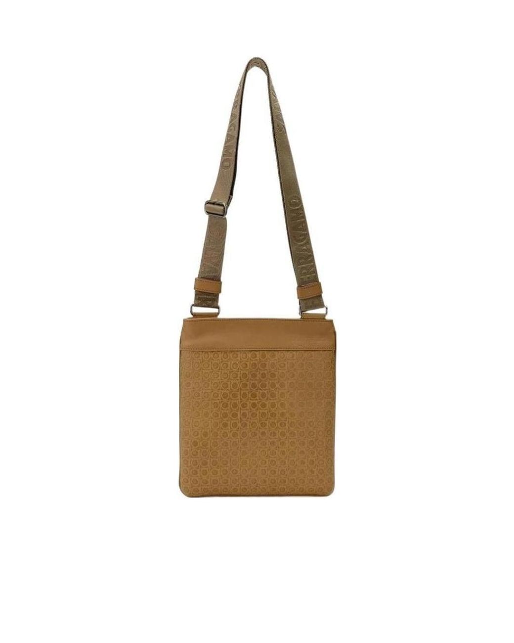 Ferragamo Metallic Logo Shoulder Bag