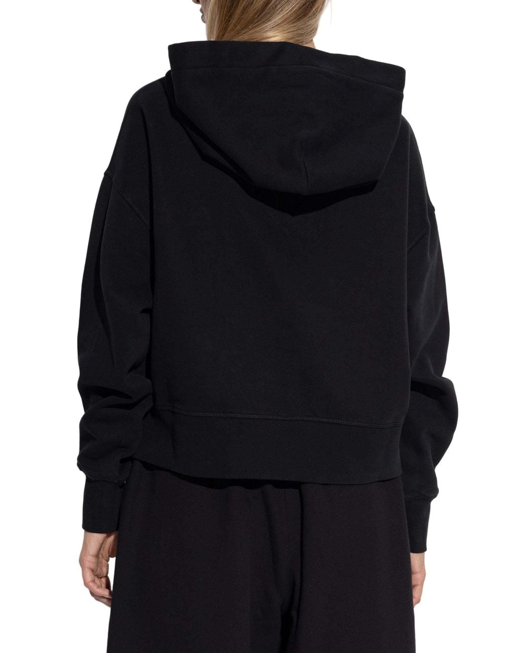 Canada Goose Black Logo-Print Hoodie