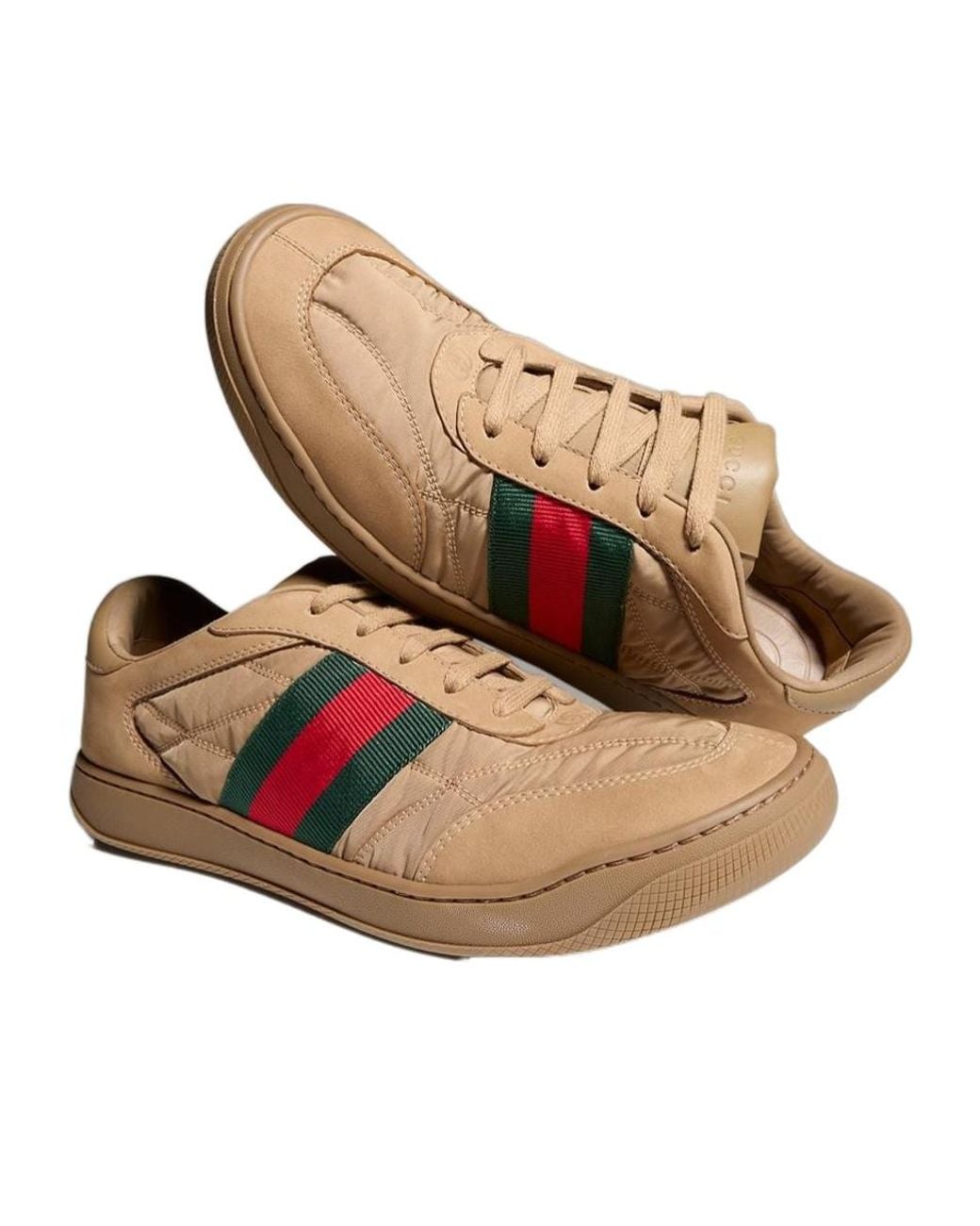 Gucci Brown Screener Sneaker for men