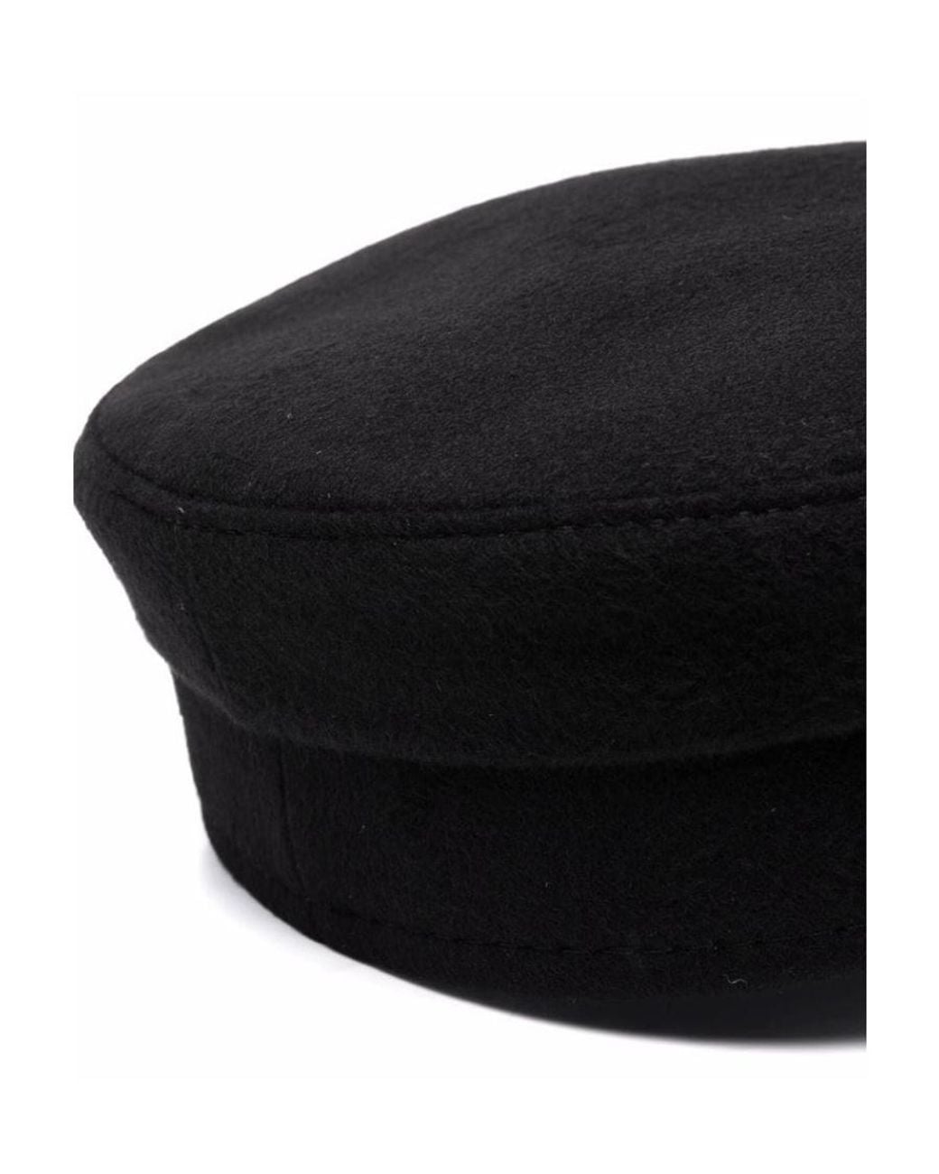 Ruslan Baginskiy Black Logo Newsboy Cap