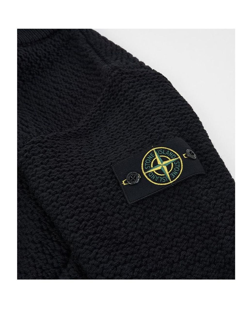Stone Island Blue Zip-Up Bomber Jacket for men