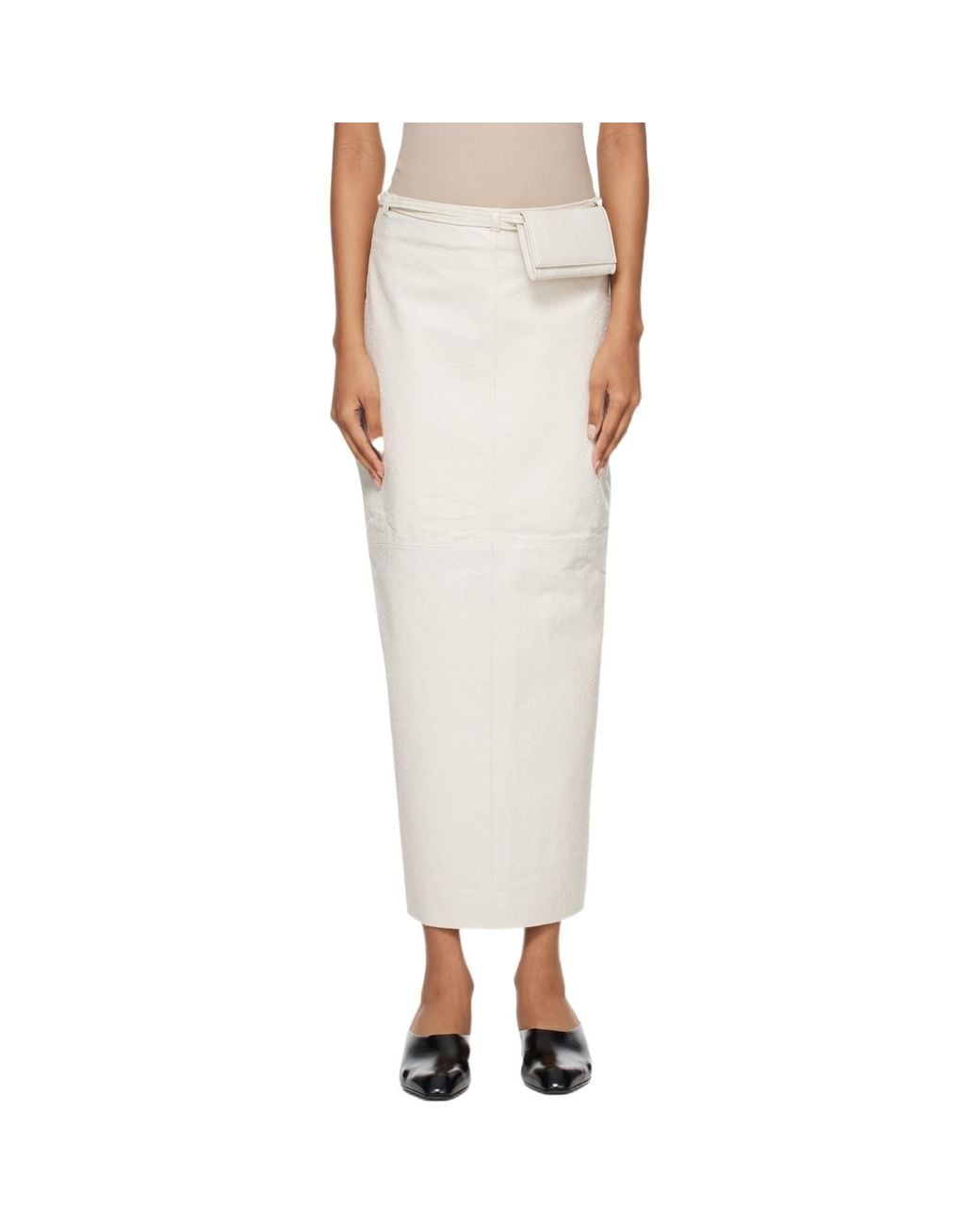 Rohe White Belted Skirt