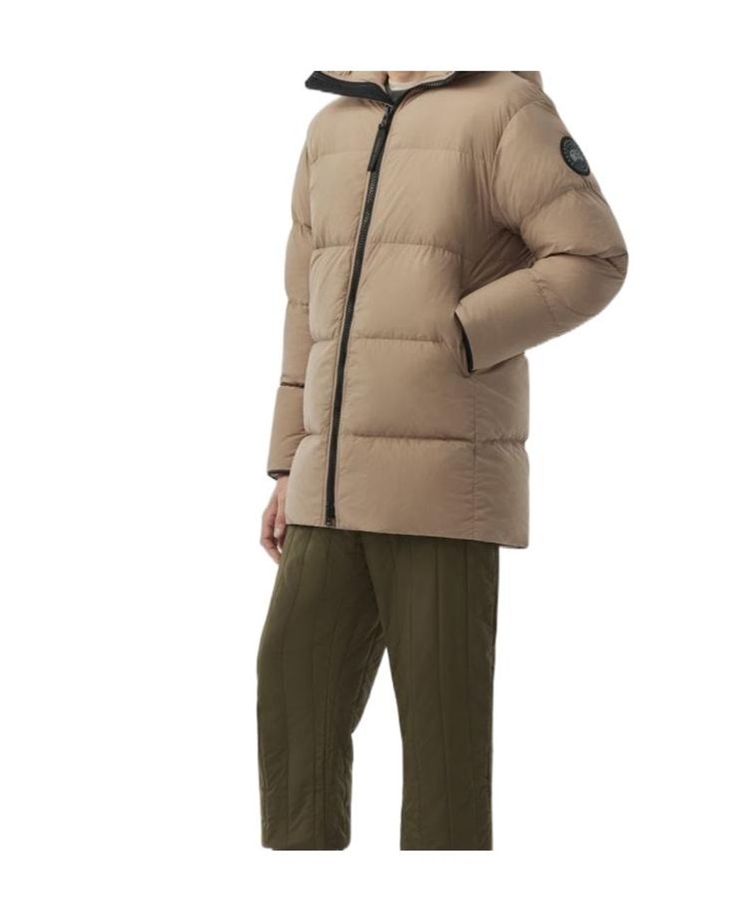 Canada Goose Brown Long-Sleeved Down Jacket for men