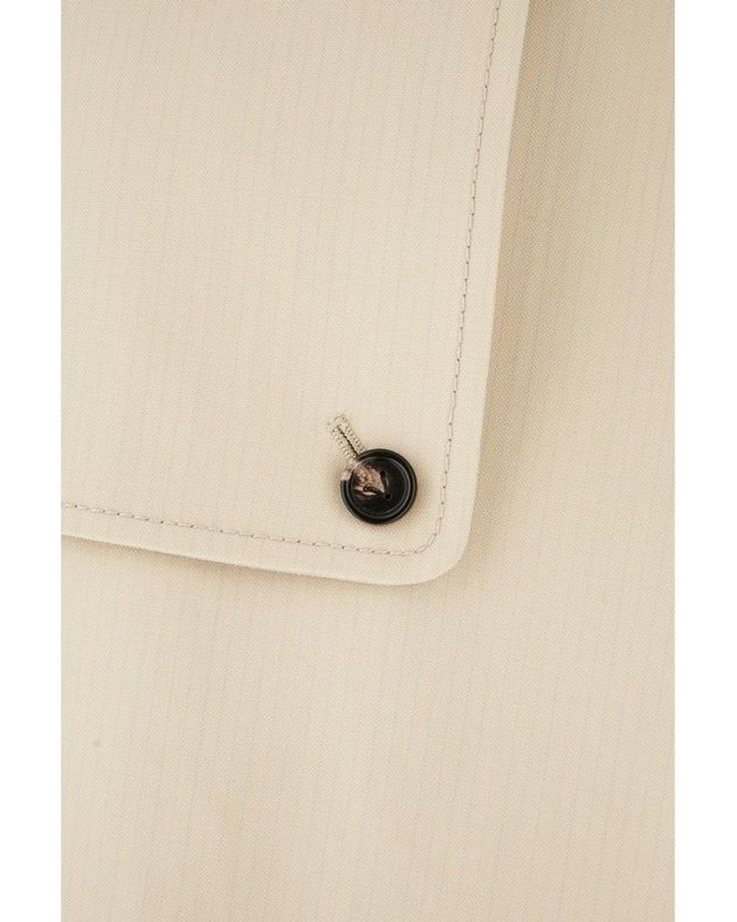 Bottega Veneta Natural Trench
