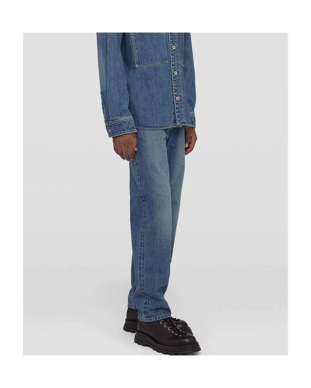 Jil Sander Blue Regular Denim Jeans for men