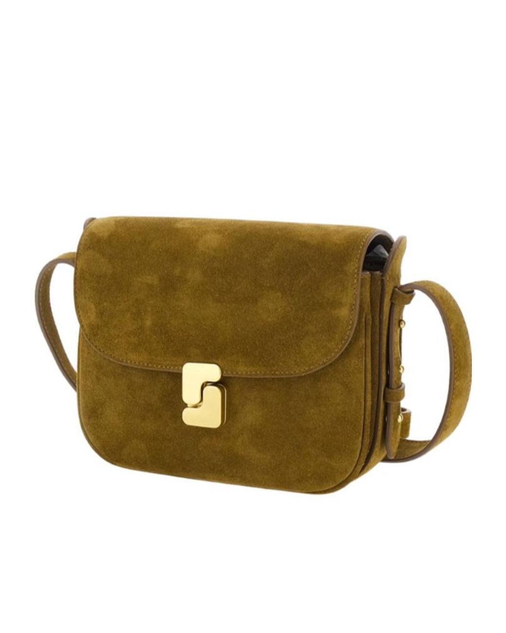 Soeur Green Bellimin Flap Shoulder Bag