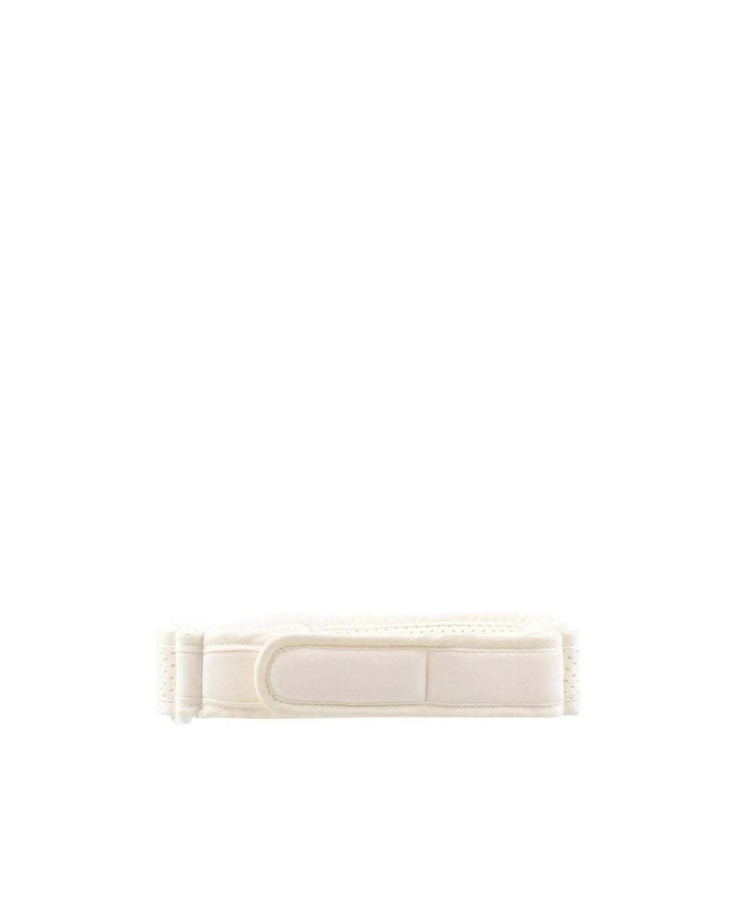 Max Mara White Solid-Color Simple Belt