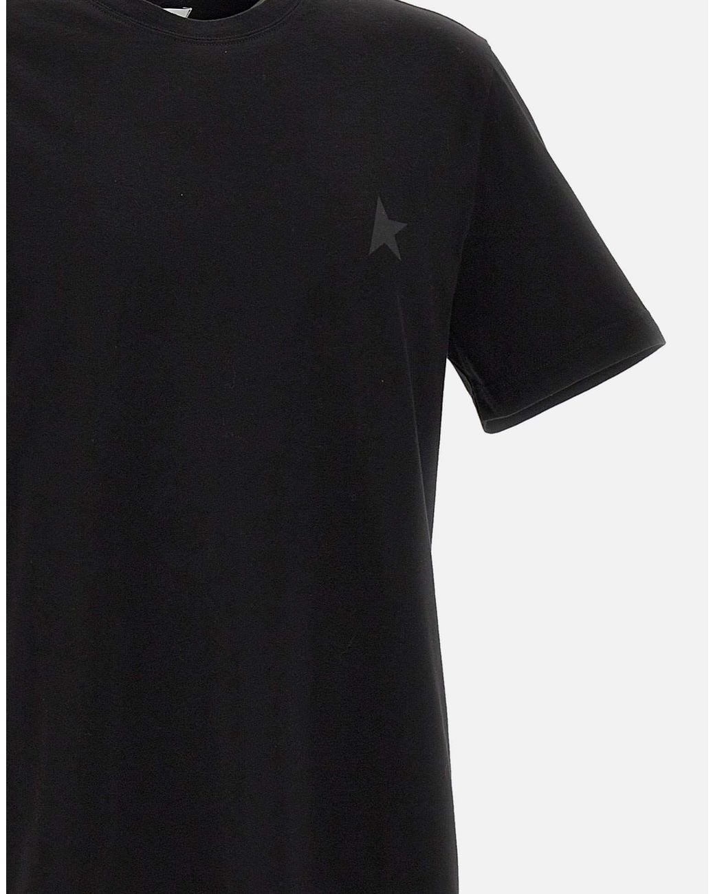 Golden Goose Deluxe Brand Black Star-Printed Crewneck T-Shirt for men
