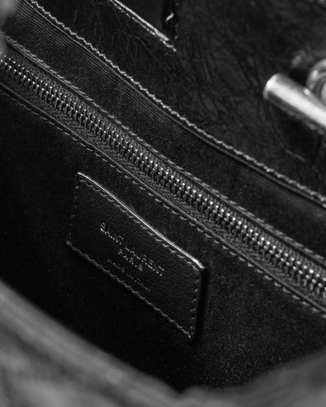 Saint Laurent Black Niki Small Shopping