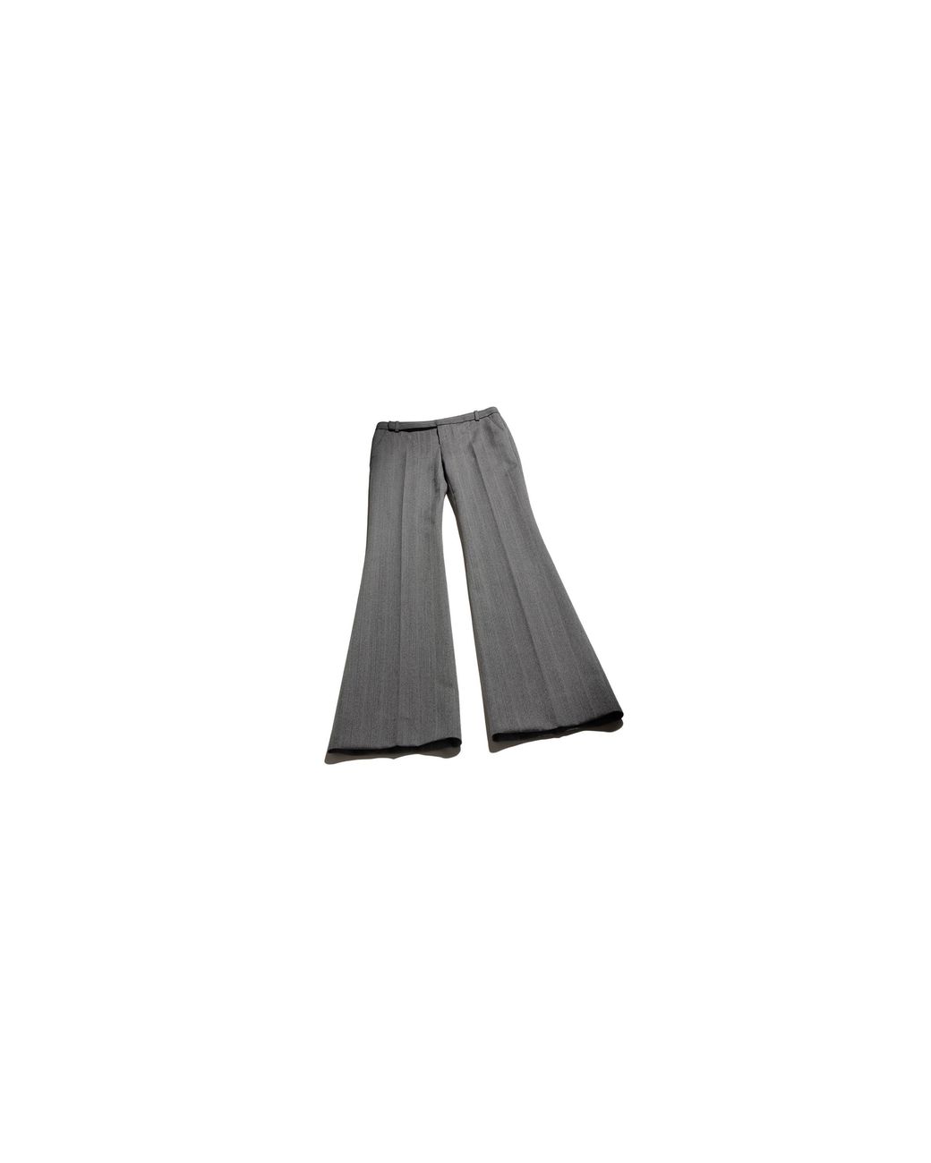 Gucci Black Pinstripe Wool Pants