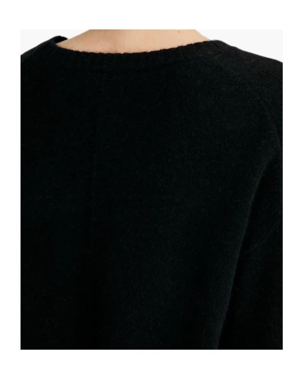 Loulou de Saison Black Azali Short-Sleeve Knitted Top