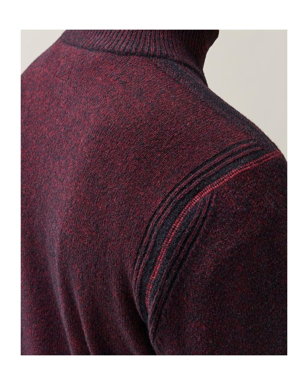 C P Company Red Half Zip Fleece Sweatshirt for men