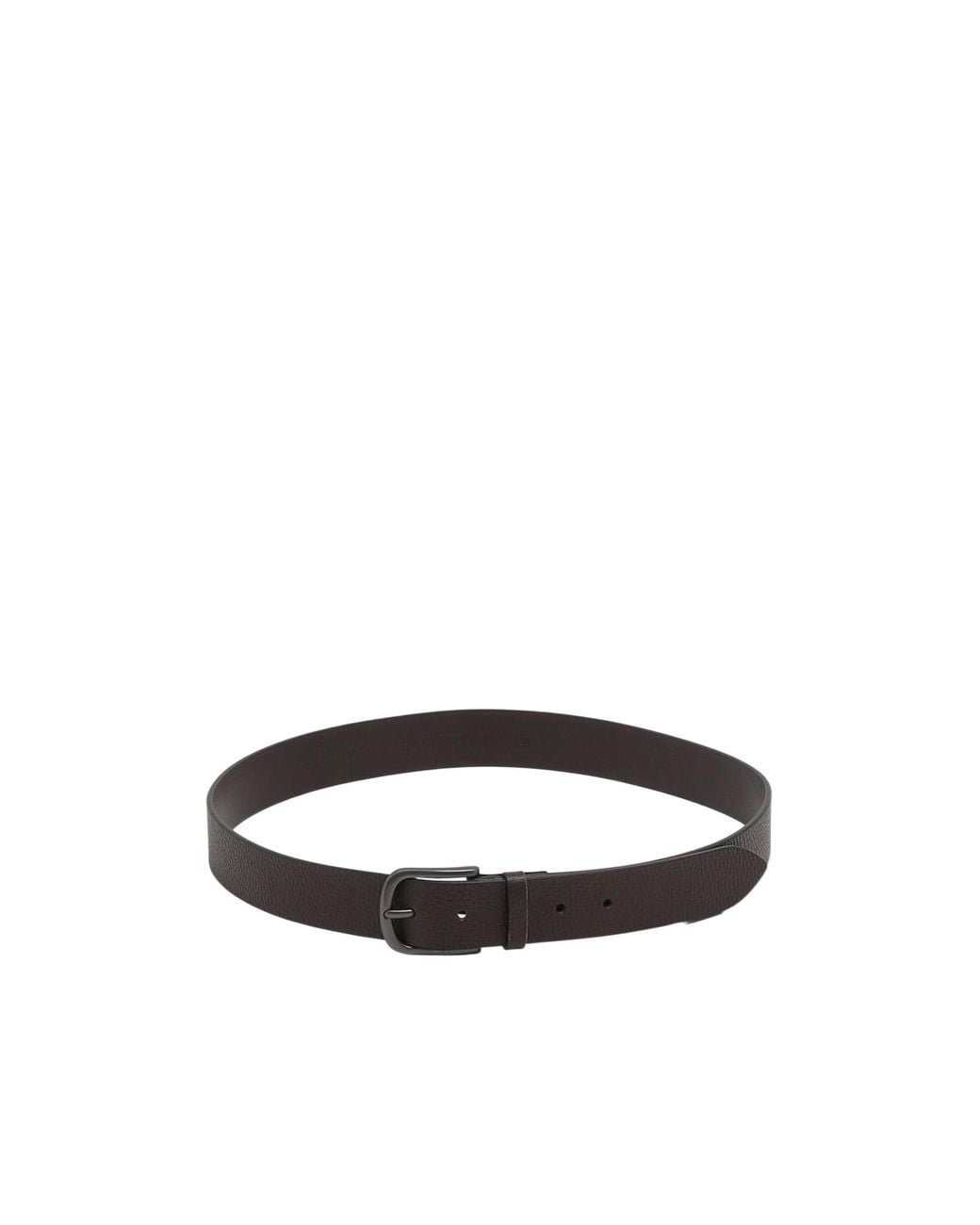 Orciani White Dollaro Textured Belt for men
