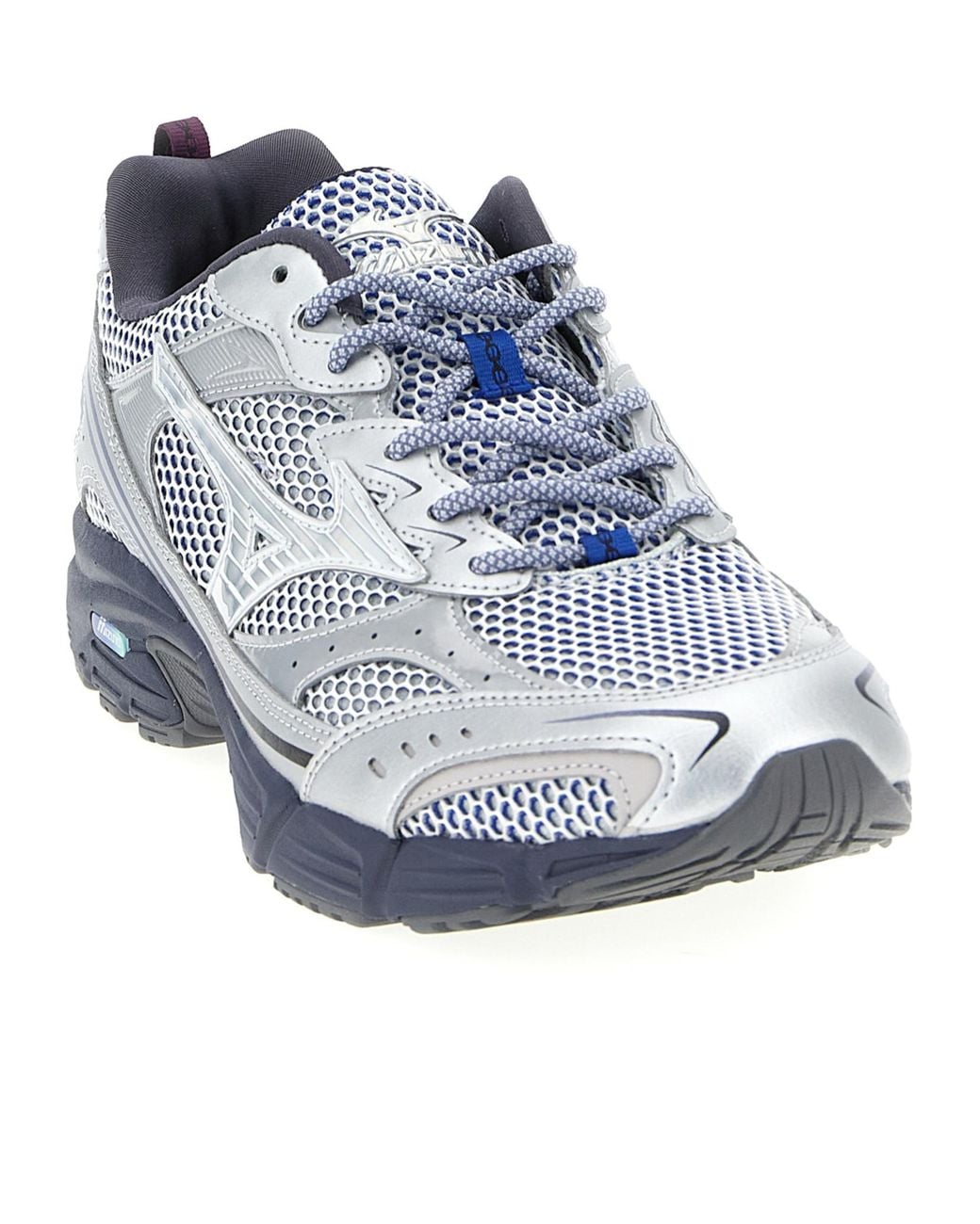 Mizuno Blue Mxr Mesh Lace-Up Sneakers for men