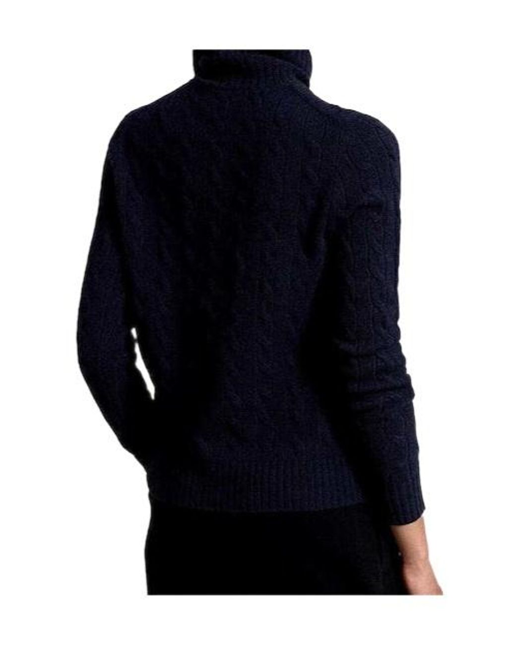 Polo Ralph Lauren Black Roll Neck Knitted Jumper