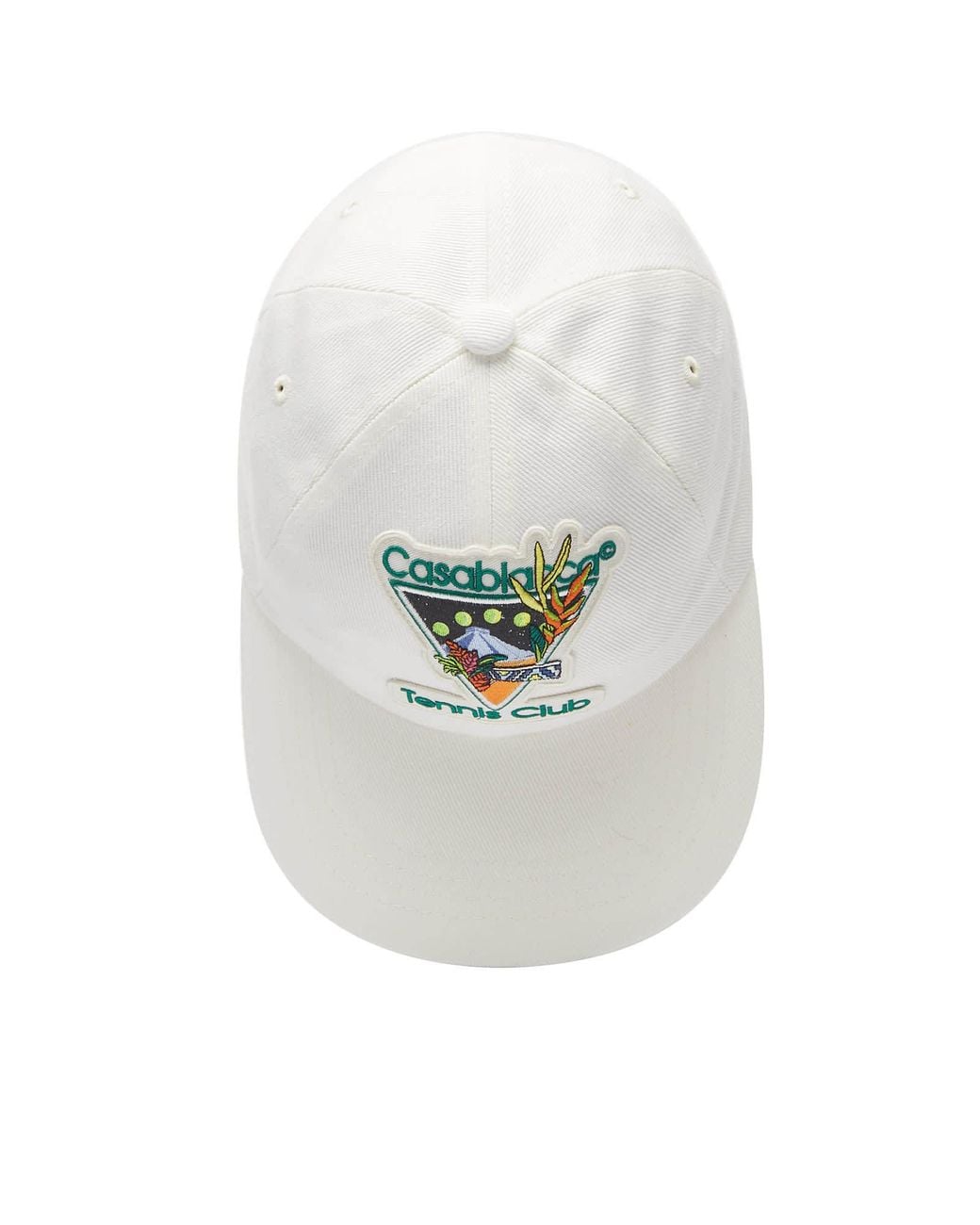 Casablanca White Tennis Club Icon Cap