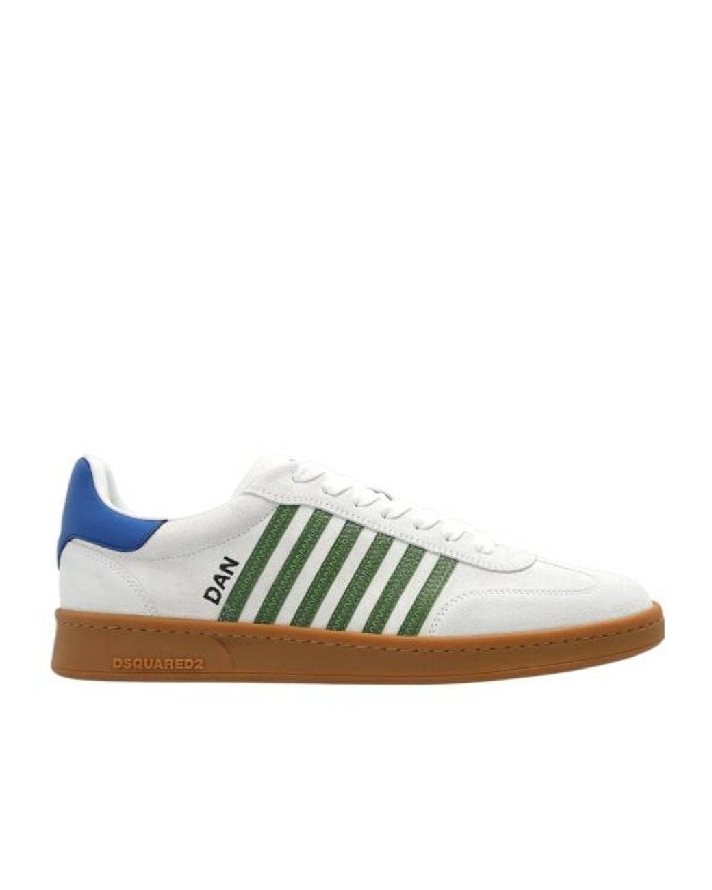 DSquared² Green Boxer Low-Top Sneakers for men
