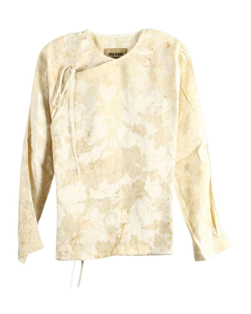 Uma Wang Natural Tie-Front Cover-Up
