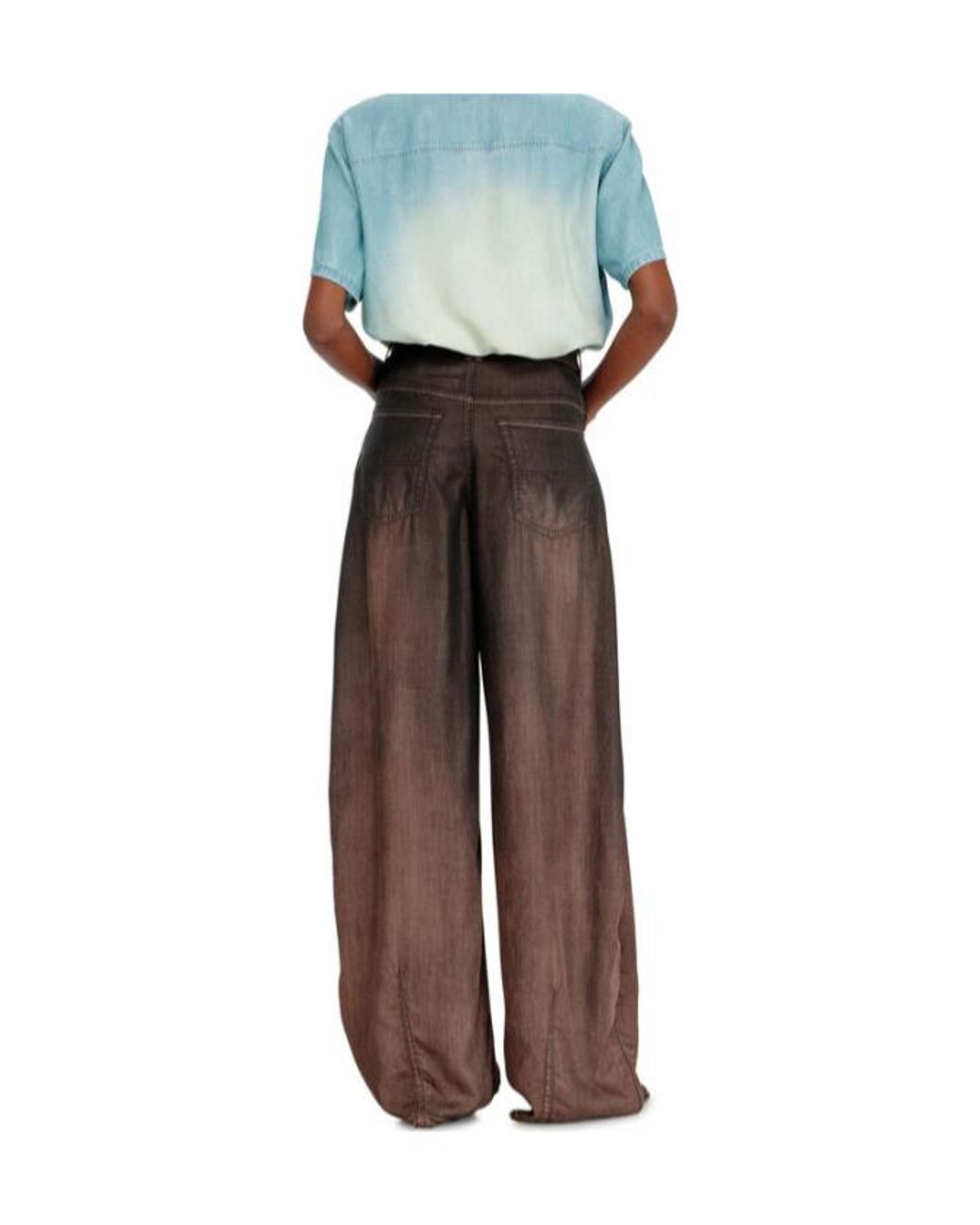 DIESEL Brown 1987 D-Khelz High Waist Relaxed Jeans