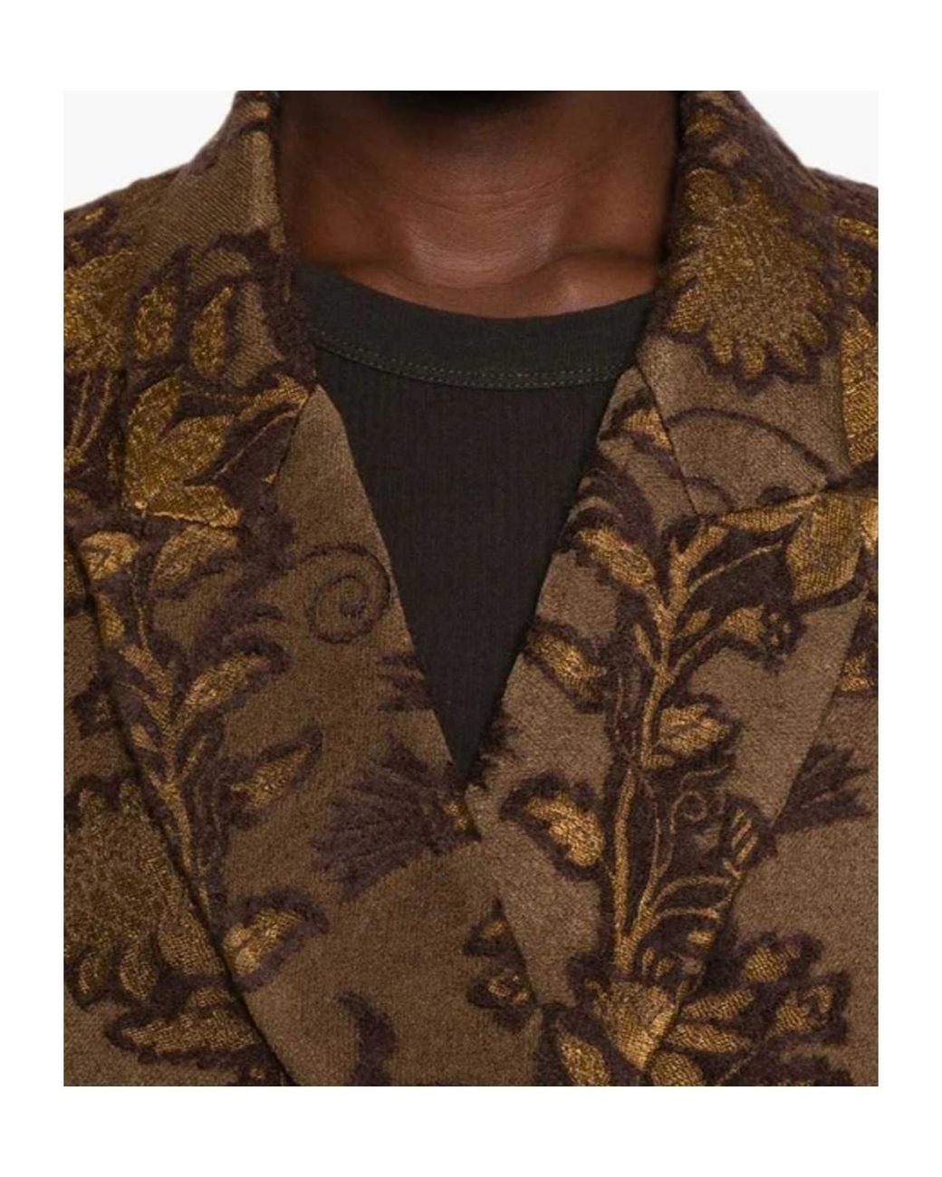 Uma Wang Brown 'Crossword' Jacket