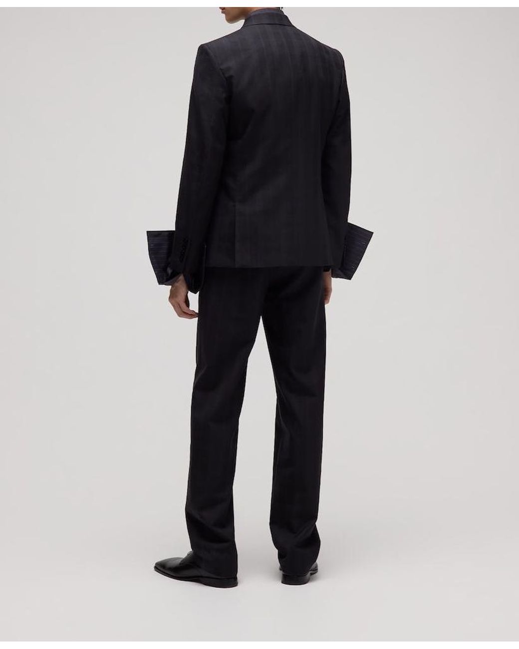 Gucci Black Checked Fil Coupé Pants for men