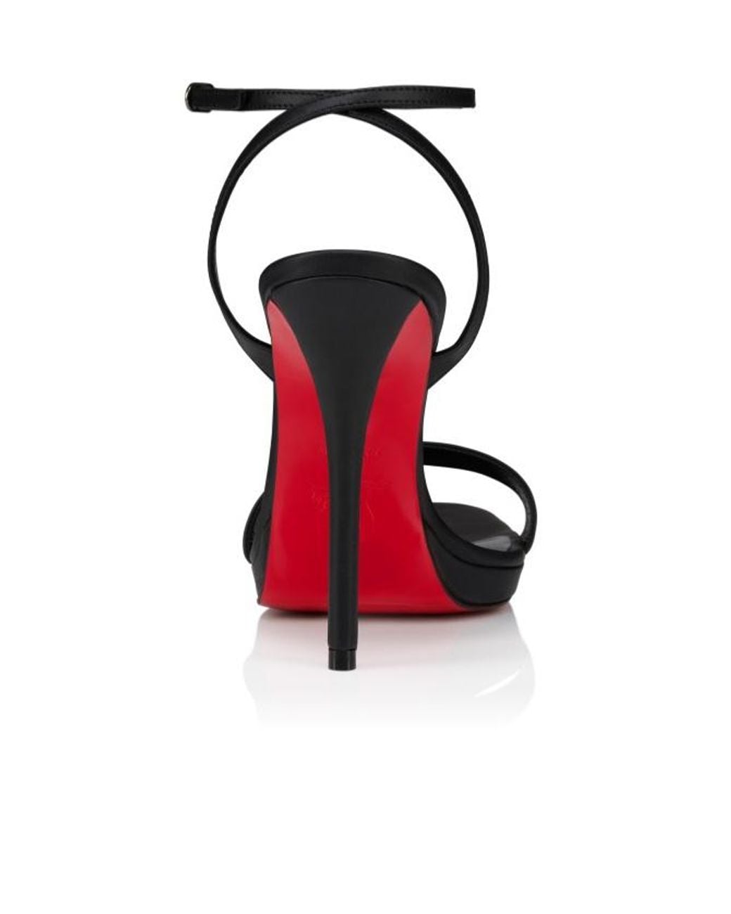 Christian Louboutin Black Miss Z Sandal Queen Strappy Sandals