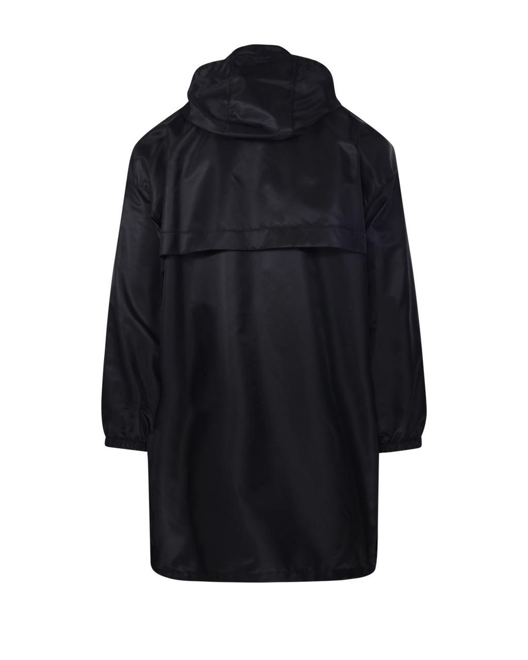 Saint Laurent Blue Hooded Logo-Print Jacket for men