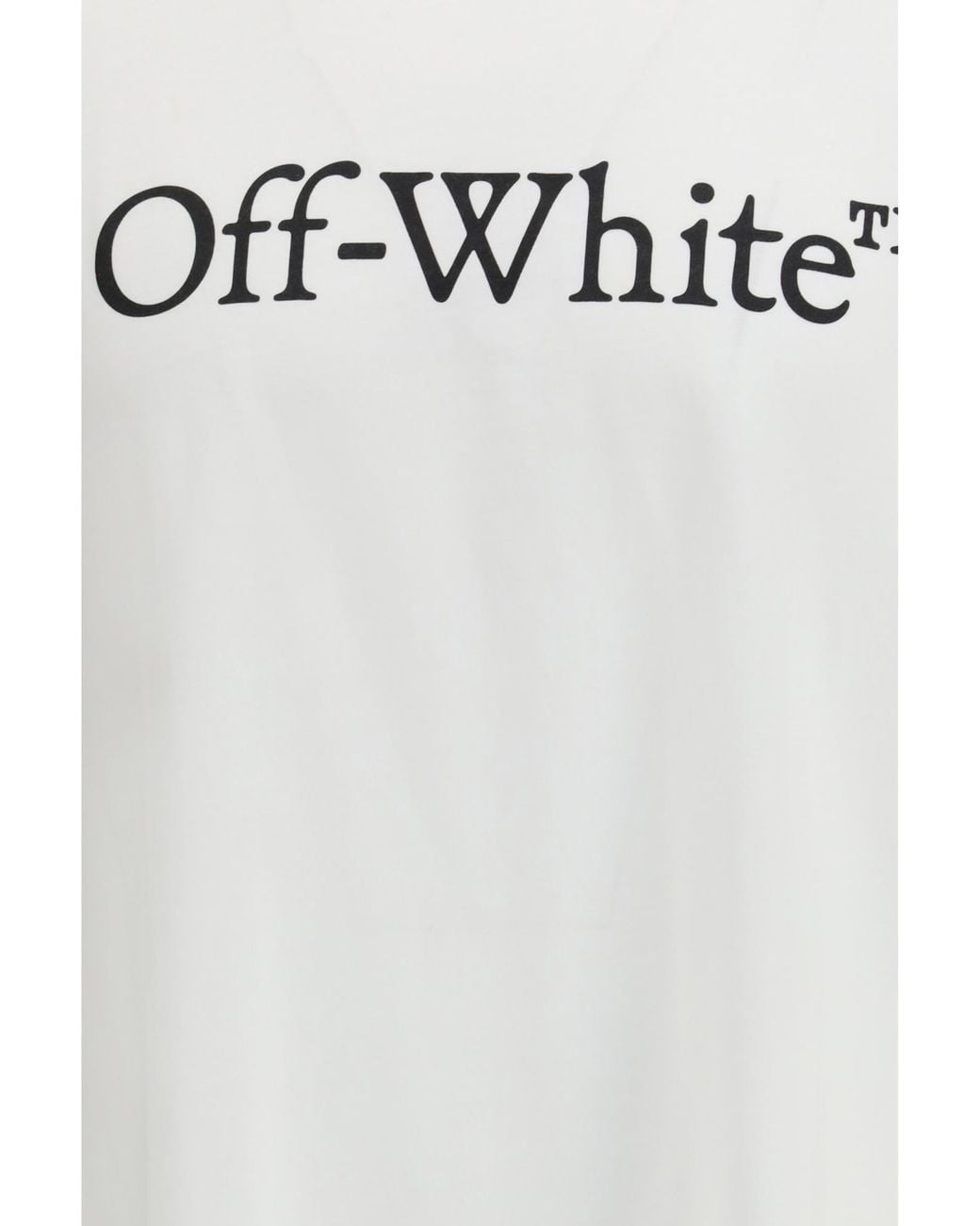 Off-White c/o Virgil Abloh White Big Bookish Skate Crewneck T-Shirt for men