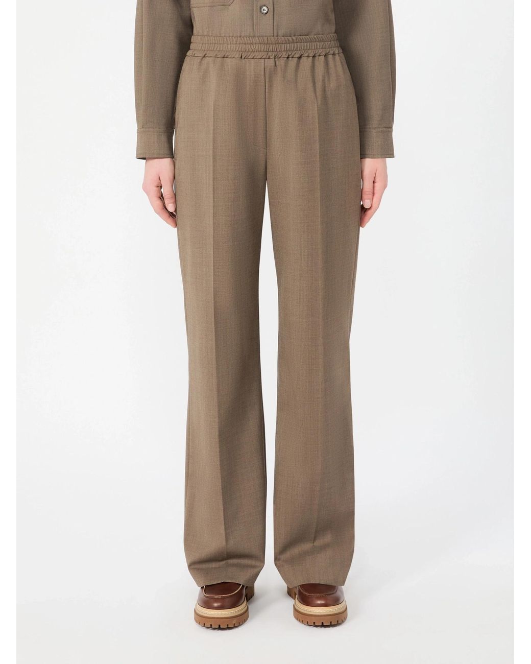 Weekend by Maxmara Brown Batavia Tailored Pants