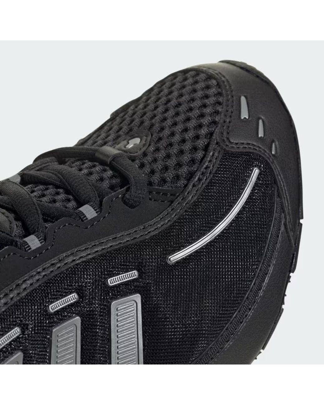 Adidas Originals Black Megaride Mesh-Panelled Sneakers for men