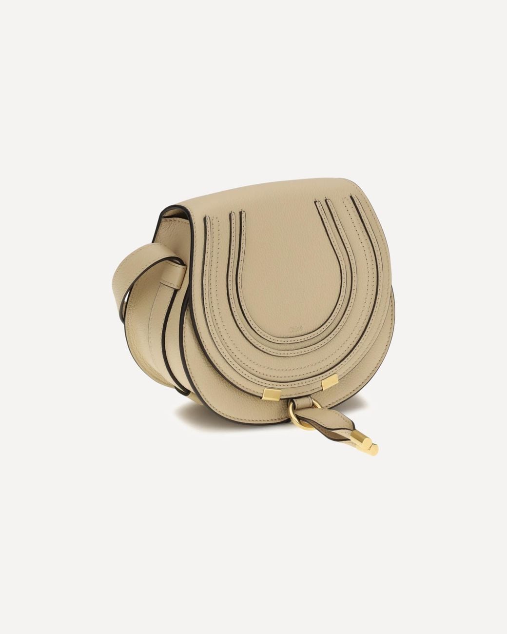 Chloé White Chloé Marcie Small Shoulder Bag
