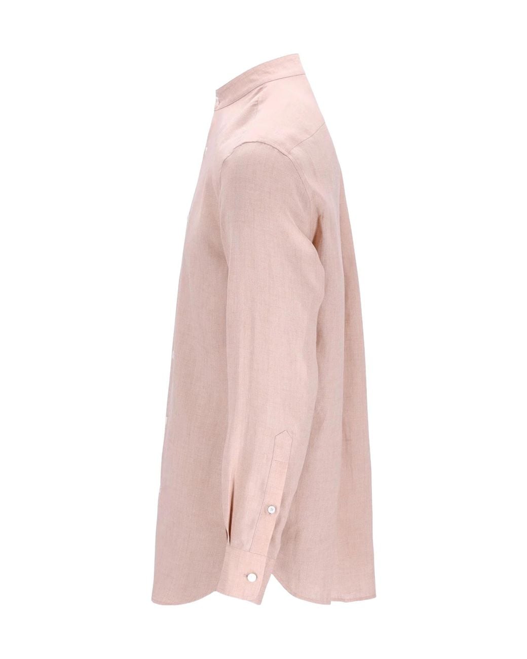 Loro Piana Pink Elia Corean Shirt for men