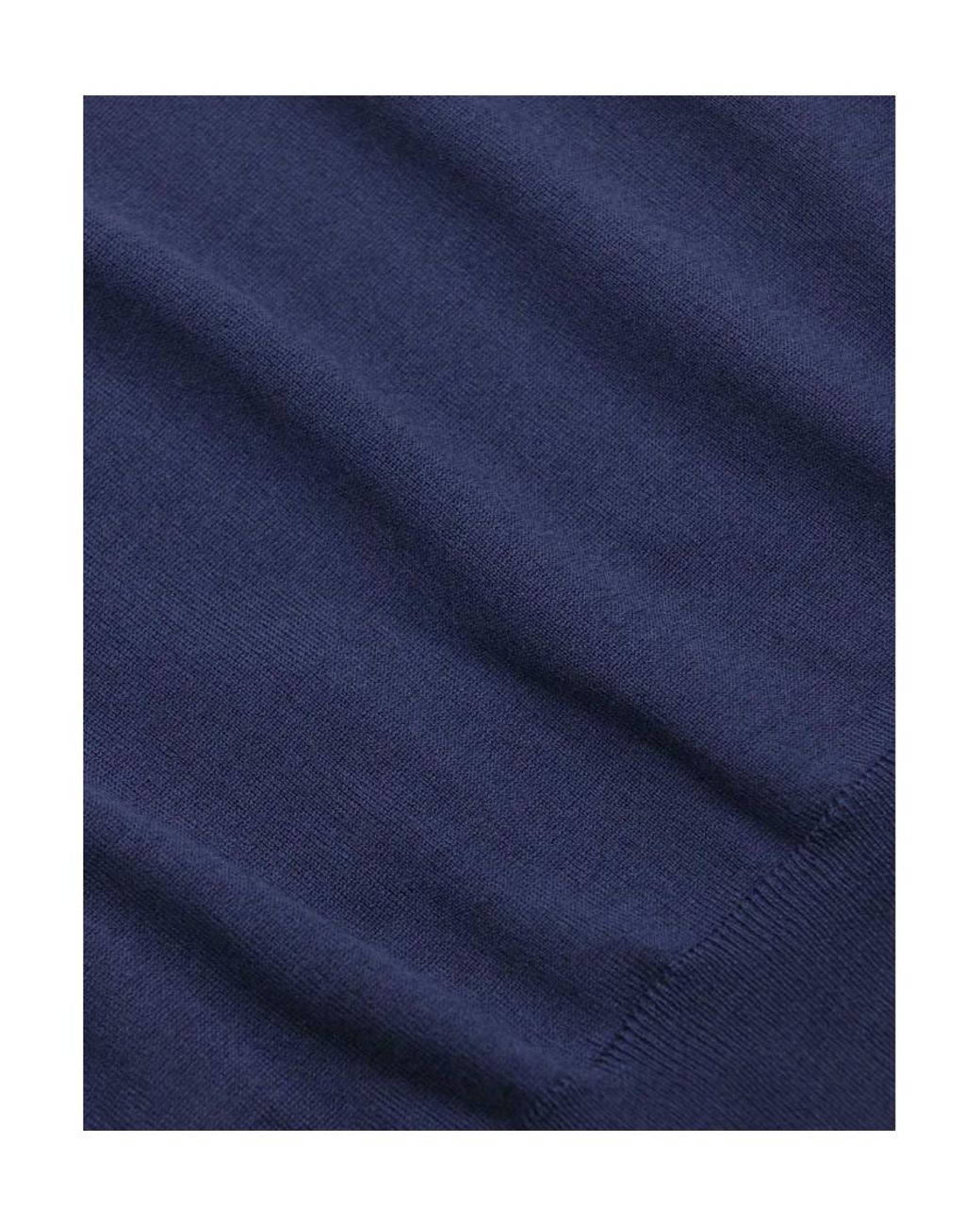 Ferragamo Blue High-Necked Sweater for men