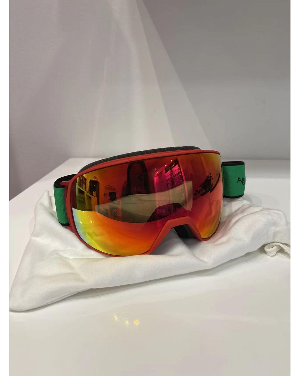 Bottega Veneta Orange Oversized Gradient Sunglasses for men