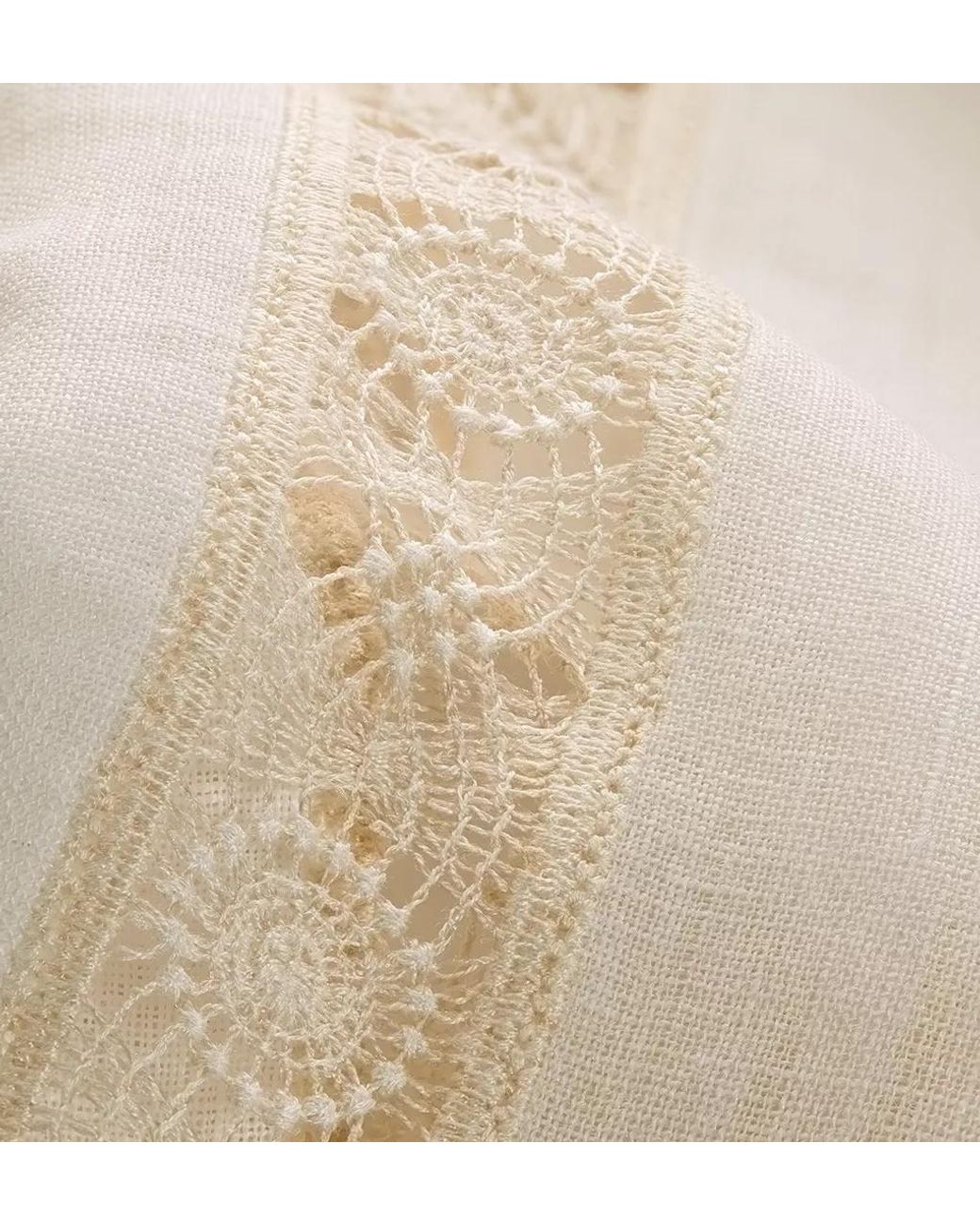 Dior Natural Iviera Embroidered Blouse