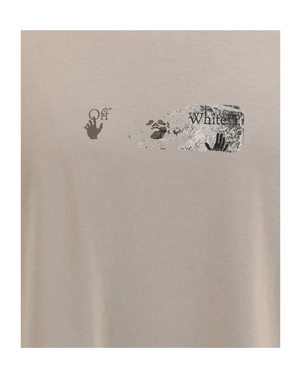 Off-White c/o Virgil Abloh White Spices Arrow Skate Print T-Shirt for men