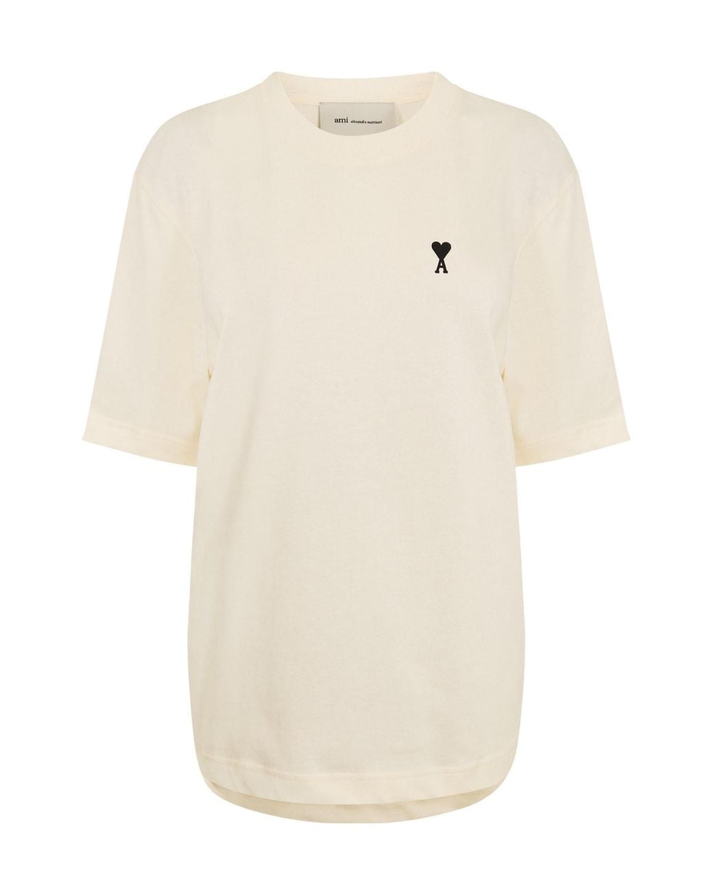 AMI White Fit Oversized T-Shirt
