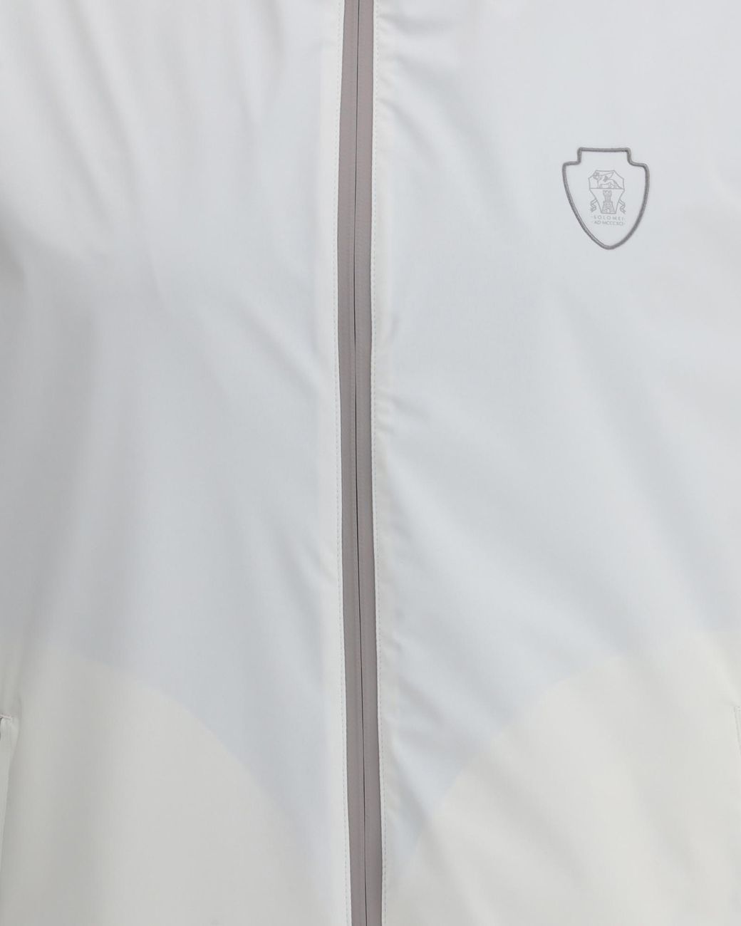 Brunello Cucinelli White Nylon Weather-Resistant Reversible Gilet for men
