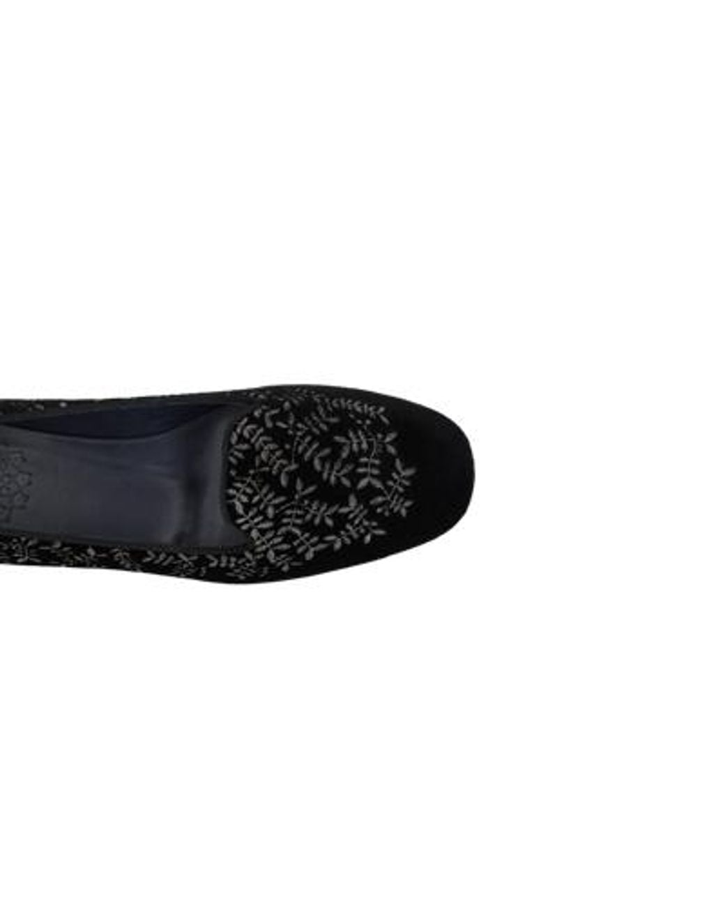 Castaner Black Round-Toe Flat Shoes