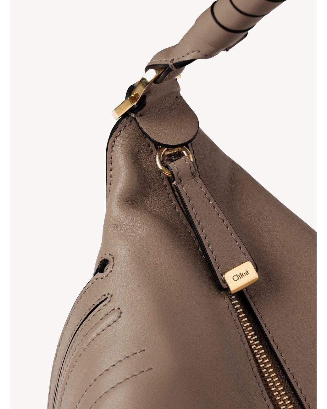 Chloé Brown Chloé Marcie Small Shoulder Bag