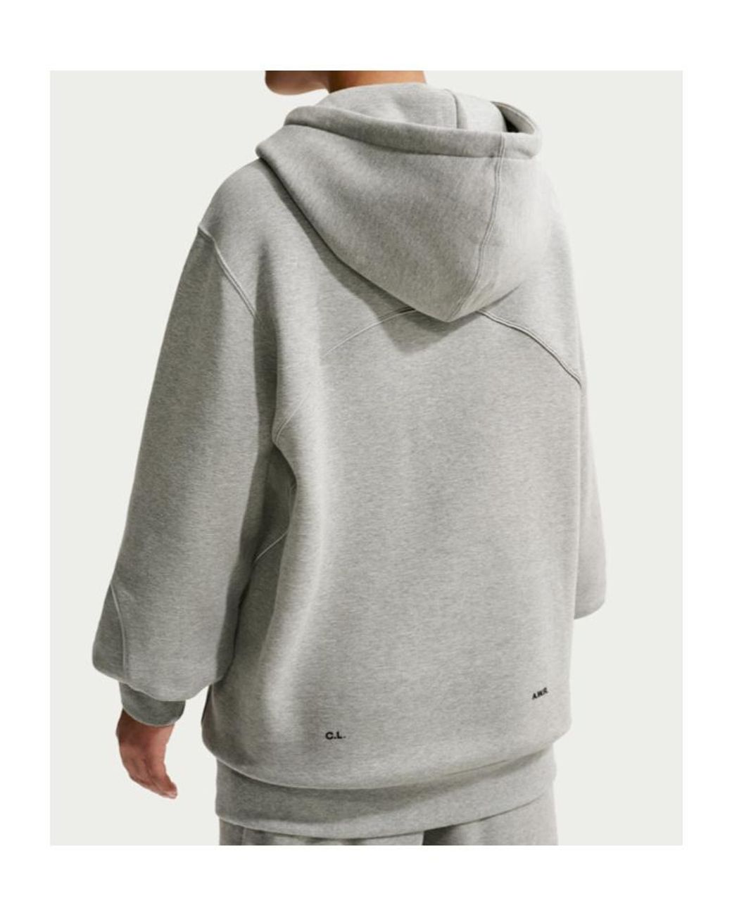 Nike Gray Nocta Cs Drawstring Hoodie for men
