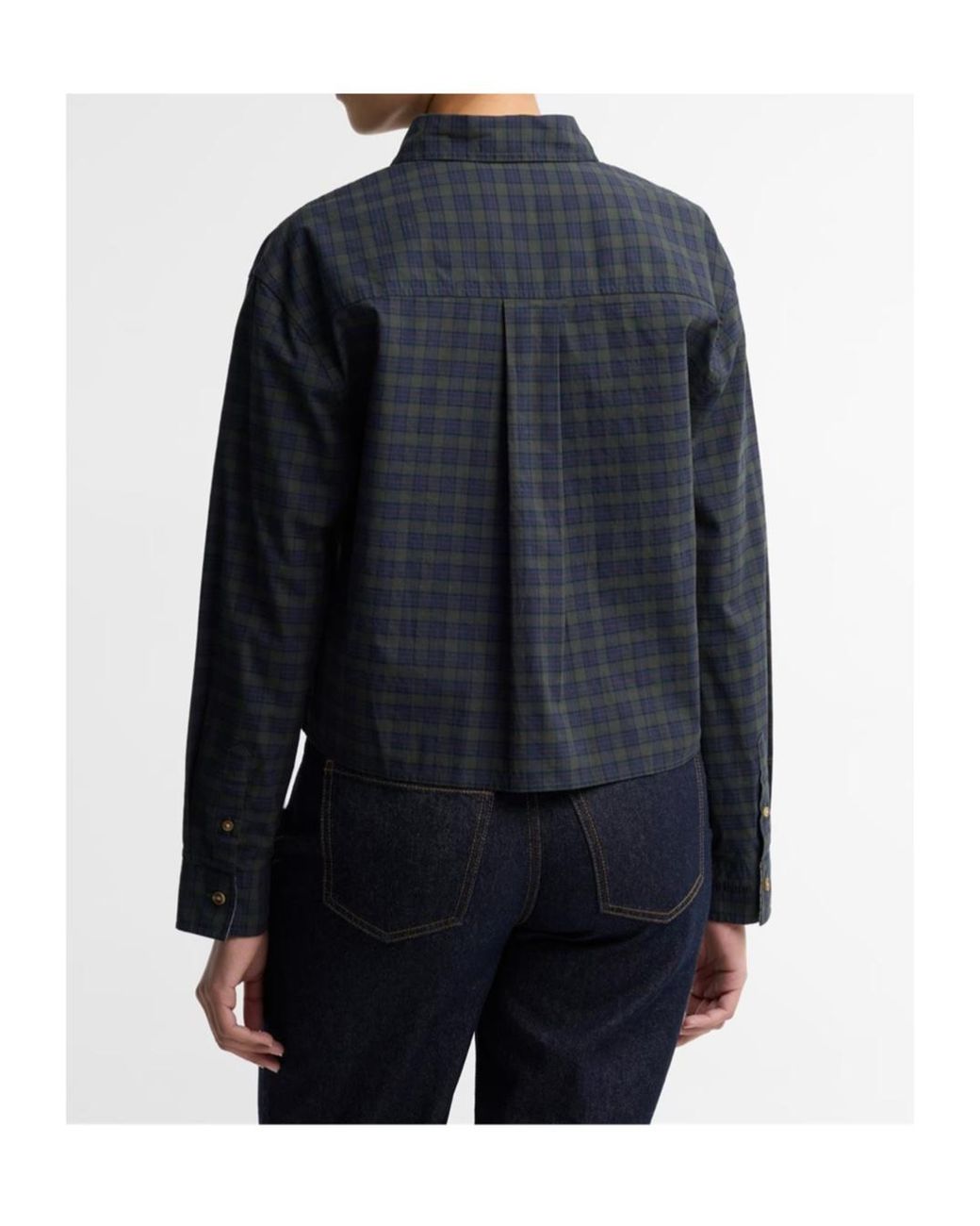 Barbour Blue Plaid Shirt