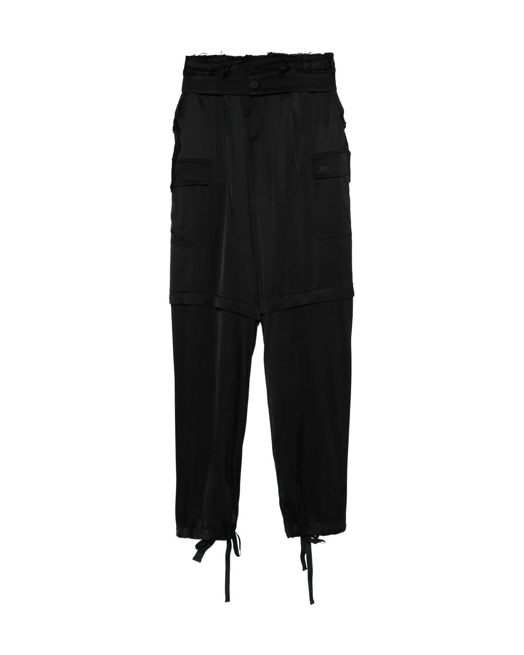 OTTOLINGER Black Cargo Trousers
