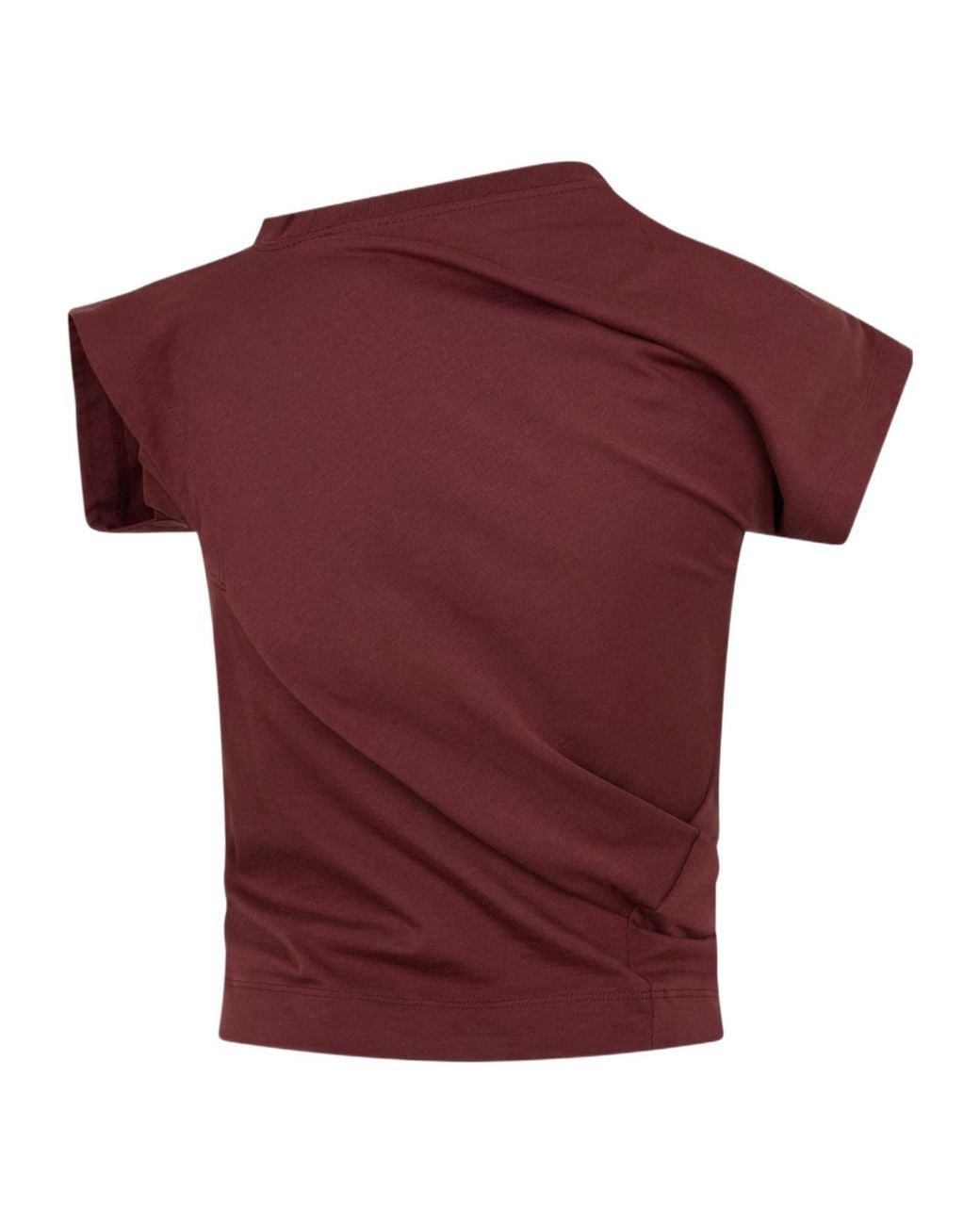 Vivienne Westwood Red Asymmetrical Design T-Shirt