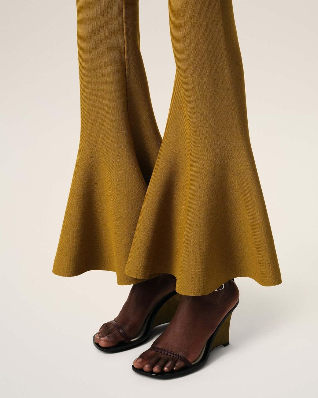 AMI Orange Wide Trousers
