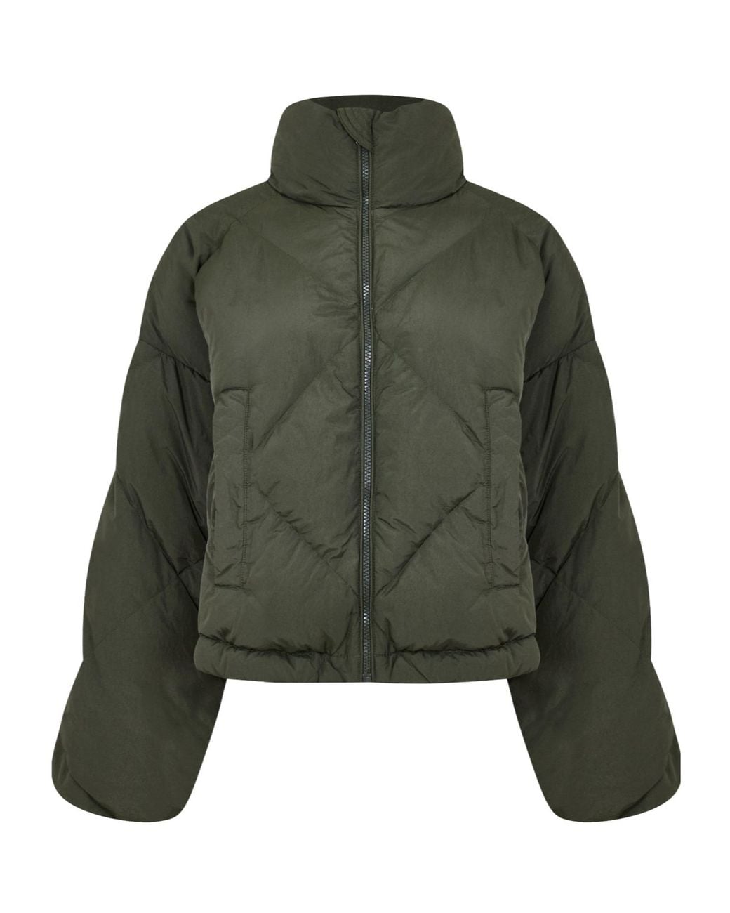Weekend by Maxmara Green Trendy And Simple Cotton-Padded Clothes