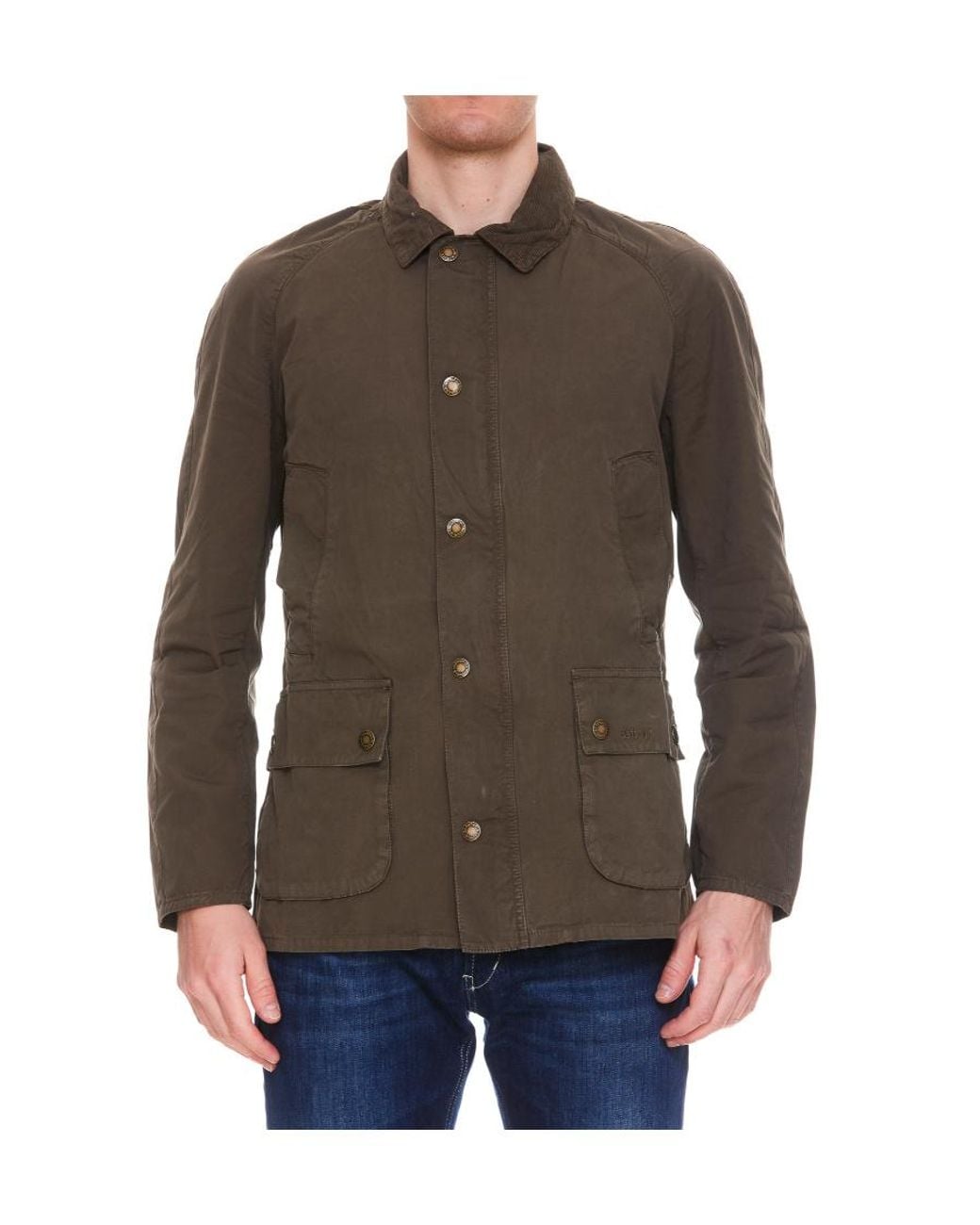 Barbour Brown Ashby Casual Jacket for men